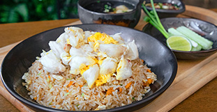 Chumphon Jumbo Lump Crab Meat Fried Rice